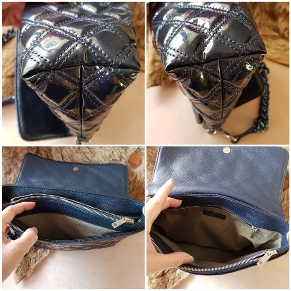 MARC JACOBS ITALY THE LARGE SINGLE QUILTED SH BAG - Picture 7 of 8